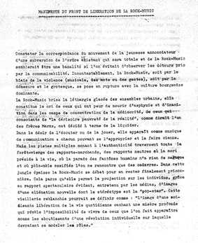 Front de Libération de la Rock‐Music