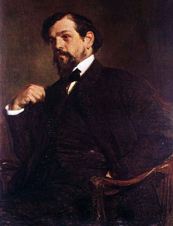 Claude Debussy, d'après le portait de Jacques- Emile Blanche, 1903