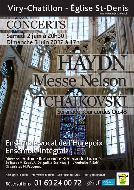 Haydn et tcheîkovski à Viry-Chatillon