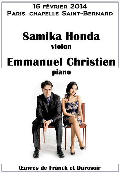 Samika Honda et Emmanuel Christien
