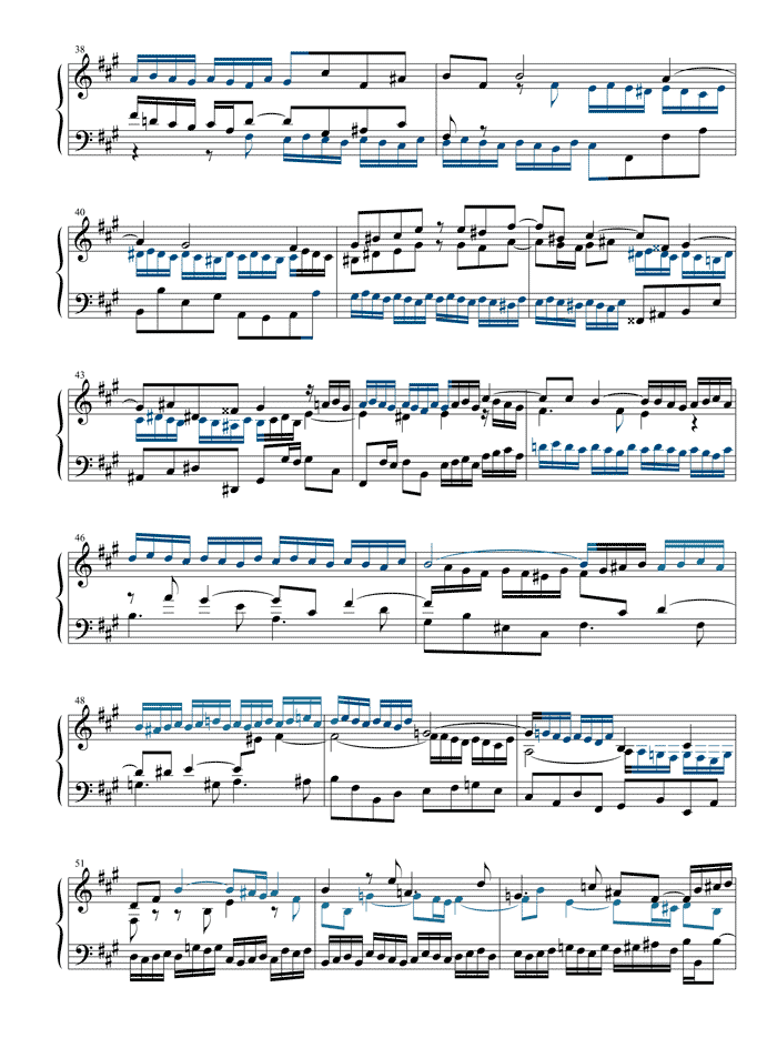 Fugue BWV 883/2 
