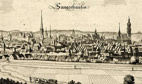 Sangerhausen en 1640