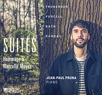 Jean-Paul Pruna (piano), Suites, hommage à Marcelle Meyer, œuvres de Froberger, Purcell, Bach, Rameau, Hortus 2024 (Hortus 243). 