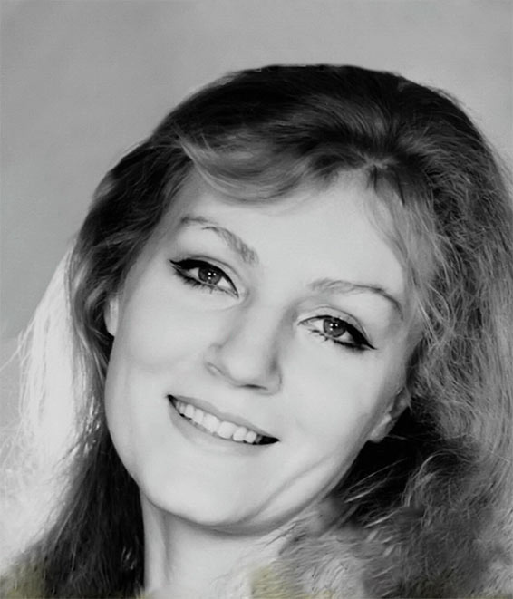 La très charismatique Anna German qu. par son admirable courage dans l’adversité a symbolisé l’espoir pour des centaines de millions de gens, en URSS et en Europe. Photographie © D. R.