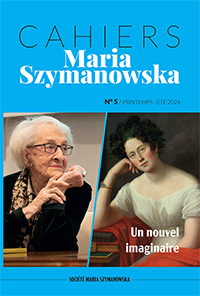 Cahiers Maria Szymanowska (5) : un nouvel imaginaire