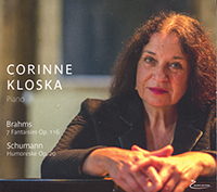 La pianiste Corinne Kloska de Schumann en Brahms