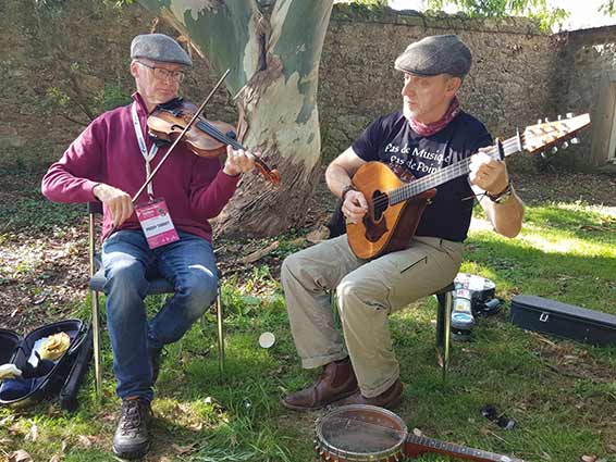 Paddy Tunney et Damian Walls à Tatihou