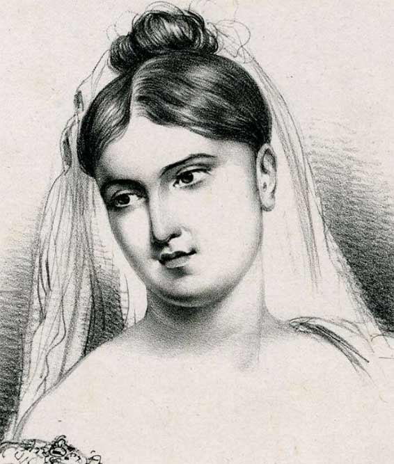 La primadona Giuditta Pasta (1797-1865), dans le rôle de Desdemone.