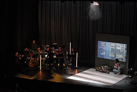 Histoire du Soldat, ultime concert de l'ORN au théâtre de Caen. Photographie © Frédéric Goualard.