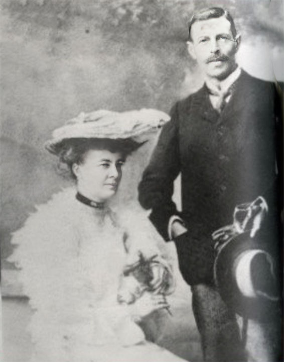 Anne Douglas et George Ludovic Houstoun.