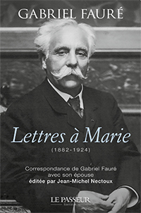 Fauré : Lettres à Marie, couverture.
