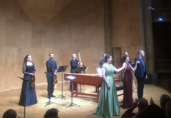 Lucile Richardot Sandrine Piau, Jérôme Correas, Les Paladins. Salle Cortot 25 novembre 2024. Photographie © musicologie.org.