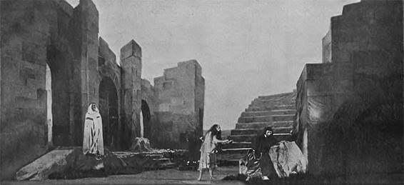 Karol Szymanowsky, Król Roger, théâtre Wielki, Varsovie, 1926, deuxième acte. © Jan Malarski / Tygodnik Ilustrowany, no 47, 3 juillet 1926. 