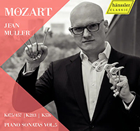 Mozart, Piano Sonatas (vol. V), Jean Muller (piano), Sonates K 475/457, K 283, K 576