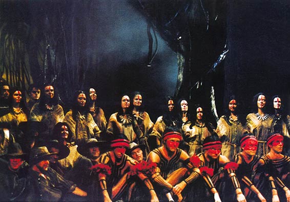 Der Guarani, mise en scène de Werner Herzog, direction musicale de John Neschling, Opéra de Bonn, 1994.