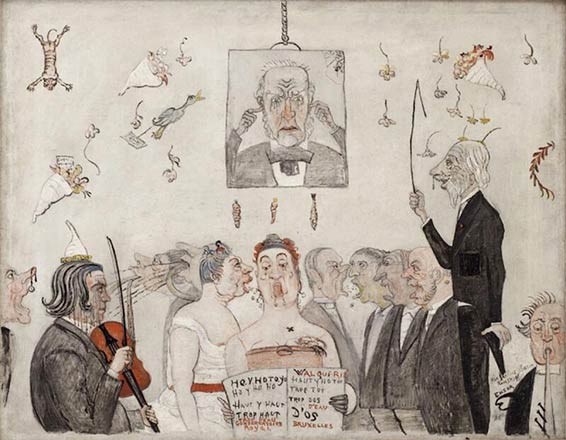 James Ensor, Au conservatoire, 1902.