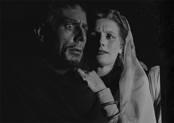 Oedipe roi (Jean Cocteau), mise en scène de Johan De Meester, Paris, Théâtre Sarah Bernhardt, 5 juillet 1955. Photographie © Roger Pic