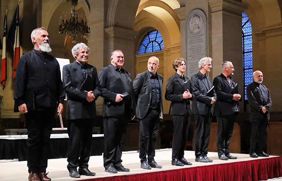 L'ensemble Organum, cathédrale Saint-Louis, 5 juin 2025. Photographie © musicologie.org.