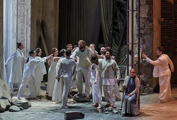 Samson à l'Opera-Comique. Photographie © Stefan Brion.