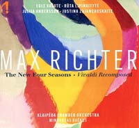 Max Richter, The New Four Saisons : Vivaldi recomposed, Egle Valute, Ruta Lipinaityké, Julija Andersson, Justina Zajancauskaite, Klaipéda Chamber Orchestra, sous la direction de Mindaugas Backus. Indésen calliope 2024