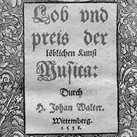 Johann Walter (1496-1570)