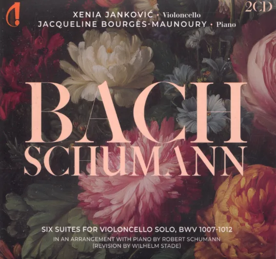 Bach / Schumann : Six suites pour violoncelle seul (BWV 1007-1012) arrangées pour violoncelle et piano par Robert Schumman (révision de Wilhelm Stade)