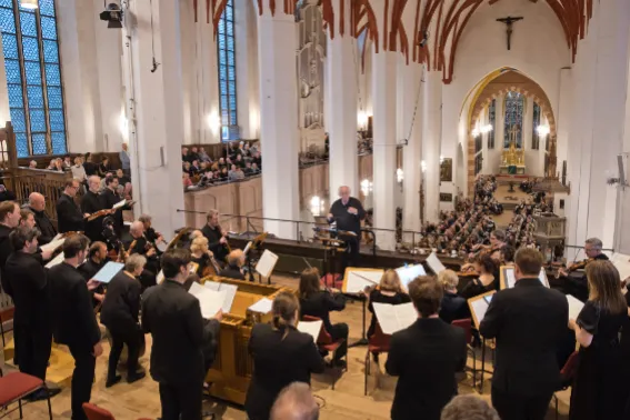 Bachfest Leipzig, 13 juin 6 2026, Thomaskirche, Collegium Vocale Gent, sous la direction de Philippe Herreweghe, Photographie © Bachfest Leipzig / Gert Mothes.