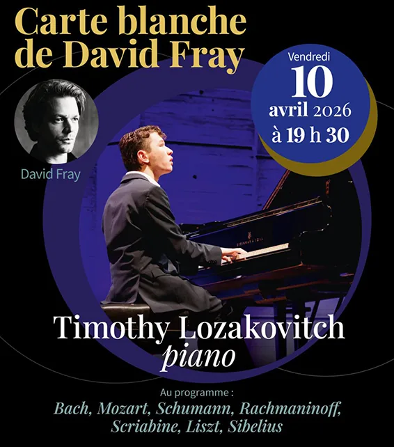 Affiche concert au Conservatoire Rachmaninoff de Paris 10 avril 2026