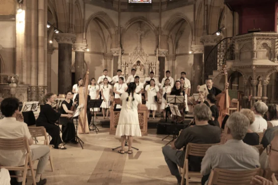 Le Coro Urubichá et le le Collegium Musicum 23 de Leipzig. Photographie © musicologie.org.