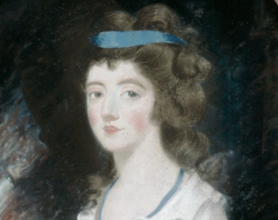 Maria Linley (1763-1784), portrait (vers 1780-1784) attribué à Thomas Lawrence, Dulwich Picture Gallery, London.