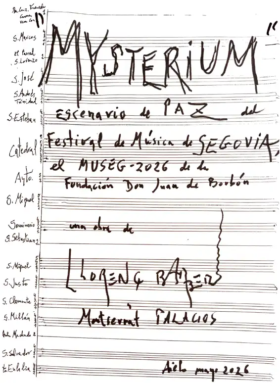 Mysterium de Llorenç Barber, à Ségovie