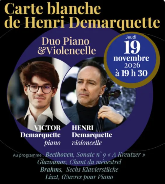 Carte blanche Demarquette Conservatoire Rachmaninoff