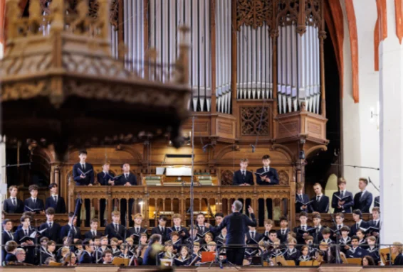 Thomaskirche Leipzig, 11 juin 2026, orchestre du Gewandhaus, thomanerchor, sous la direction d'Andréas Reizer. Photographie © Bachfest, Jens Schlüter.