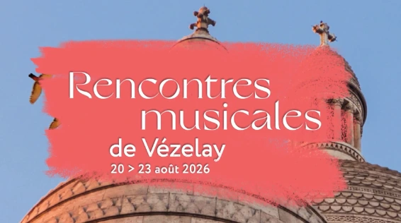 affiche rencontre musicales de Vézelay