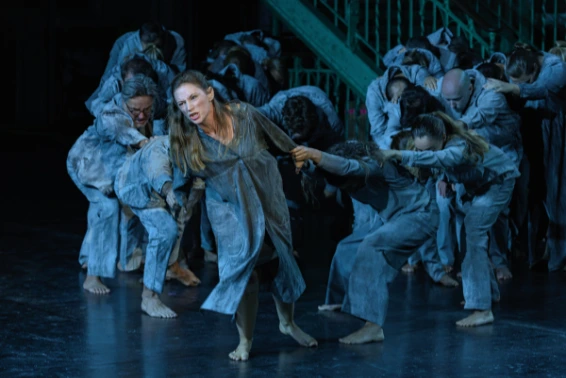 Sabine Devieilhe (Zaïde), Chœur Pygmalion. Photographie © Stefan Brion.