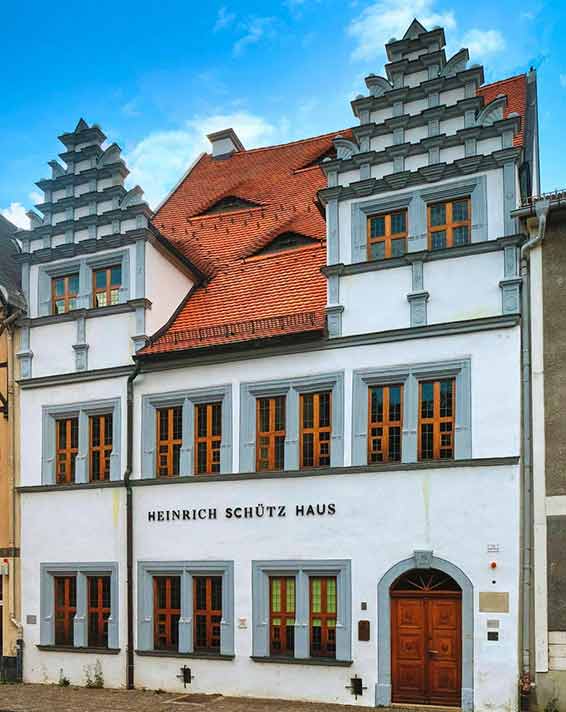 La maison Heinrich Schütz à Weißenfels.