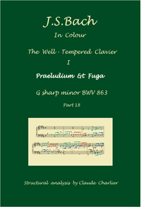18. Johann Sebastian Bach, The Well-Tempered Clavier, Book I, Praeludium & Fuga ing♯ minor BWV 863
